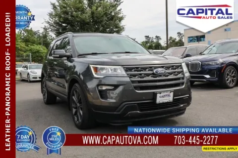 Gray 2018 Ford Explorer XLT for sale in Chantilly, VA