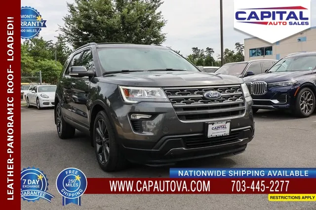 Gray 2018 Ford Explorer XLT for sale in Chantilly, VA