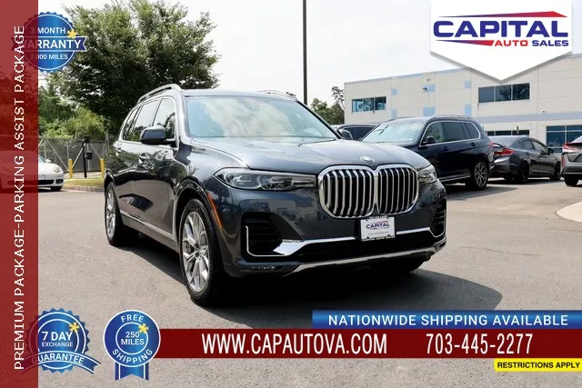 Gray 2020 BMW X7 xDrive40i for sale in Chantilly, VA