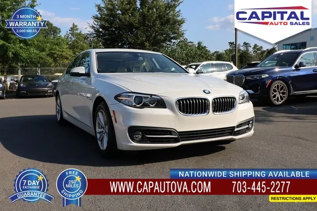 White 2016 BMW 5 Series 528i xDrive for sale in Chantilly, VA