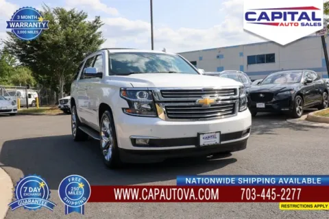 White 2017 Chevrolet Tahoe Premier for sale in Chantilly, VA