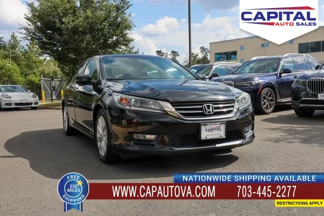 Black 2013 Honda Accord EX-L for sale in Chantilly, VA