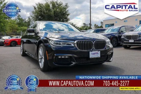 Black 2017 BMW 7 Series 750i xDrive for sale in Chantilly, VA