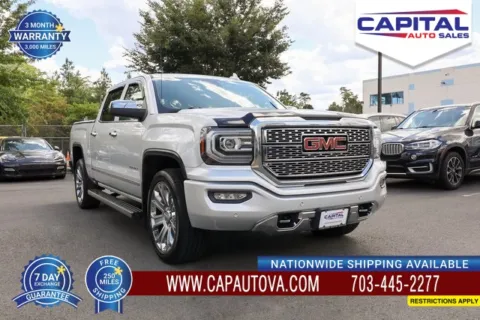 Silver 2017 GMC Sierra 1500 Denali for sale in Chantilly, VA