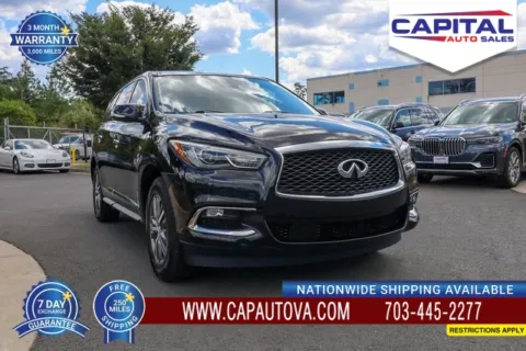 Black 2020 INFINITI QX60 PURE for sale in Chantilly, VA