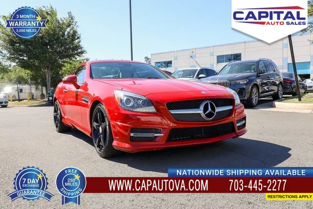 Red 2016 Mercedes-Benz SLK 350 for sale in Chantilly, VA