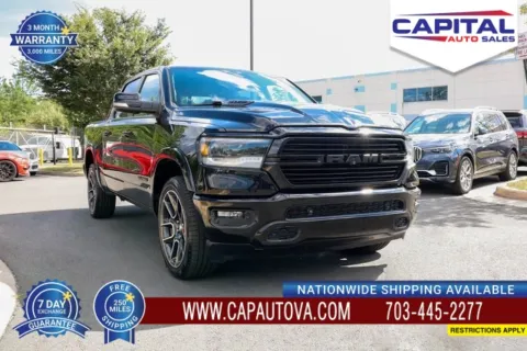 Black 2019 Ram 1500 Laramie for sale in Chantilly, VA