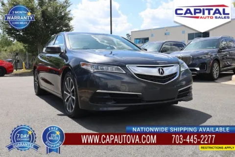 Gray 2015 Acura TLX 3.5L V6 for sale in Chantilly, VA