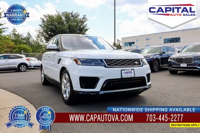White 2019 Land Rover Range Rover Sport HSE for sale in Chantilly, VA
