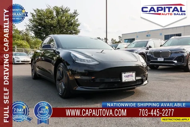 Black 2018 Tesla Model 3 Long Range for sale in Chantilly, VA