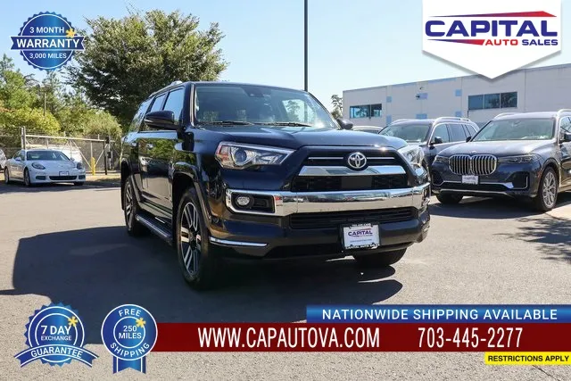 Black 2021 Toyota 4Runner Limited for sale in Chantilly, VA