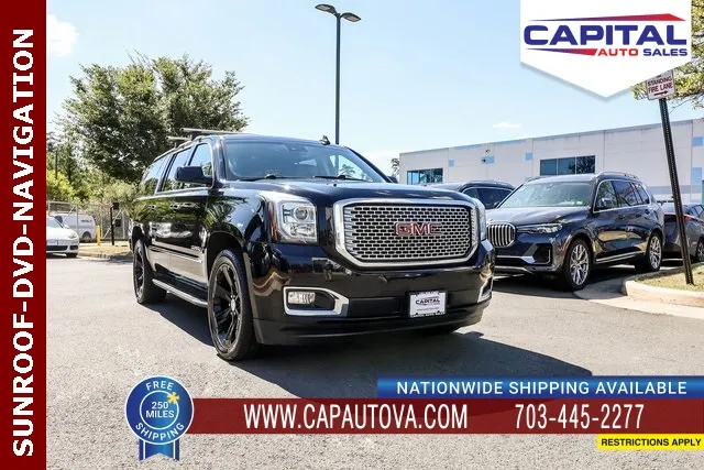 Black 2017 GMC Yukon XL Denali for sale in Chantilly, VA