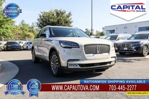 White 2020 Lincoln Aviator Reserve for sale in Chantilly, VA
