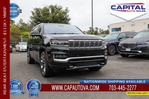 Black 2022 Jeep Grand Wagoneer Series III for sale in Chantilly, VA