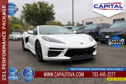 White 2022 Chevrolet Corvette Stingray for sale in Chantilly, VA