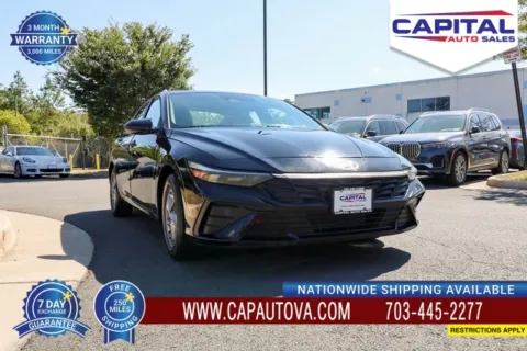 Black 2024 Hyundai Elantra SE for sale in Chantilly, VA