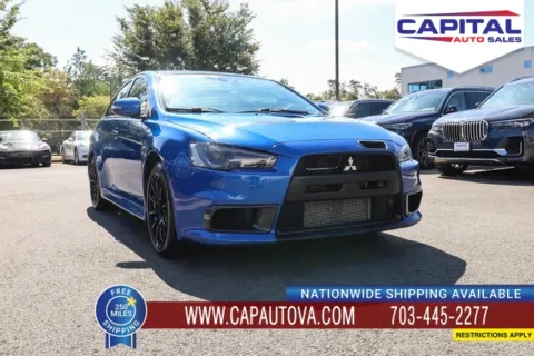 Blue 2015 Mitsubishi Lancer Evolution MR for sale in Chantilly, VA