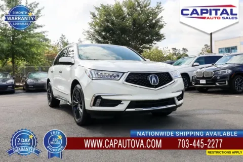 White 2018 Acura MDX 3.5L for sale in Chantilly, VA