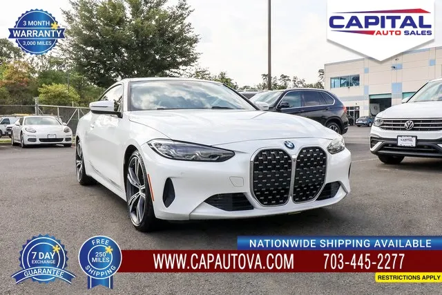 White 2021 BMW 4 Series 430i for sale in Chantilly, VA
