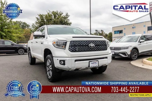 White 2019 Toyota Tundra Platinum for sale in Chantilly, VA