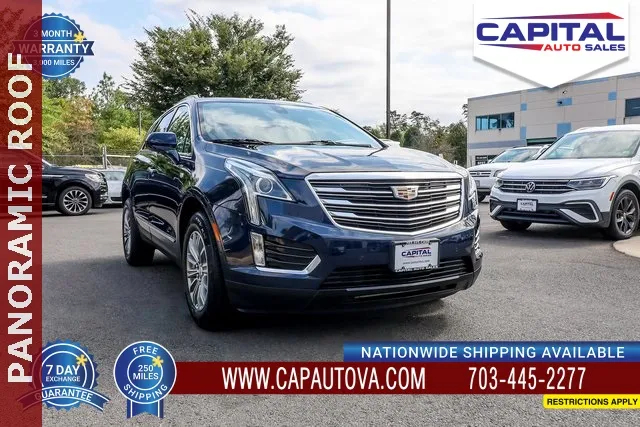 Blue 2017 Cadillac XT5 Luxury for sale in Chantilly, VA