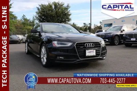 Black 2015 Audi A4 2.0T Premium Plus for sale in Chantilly, VA