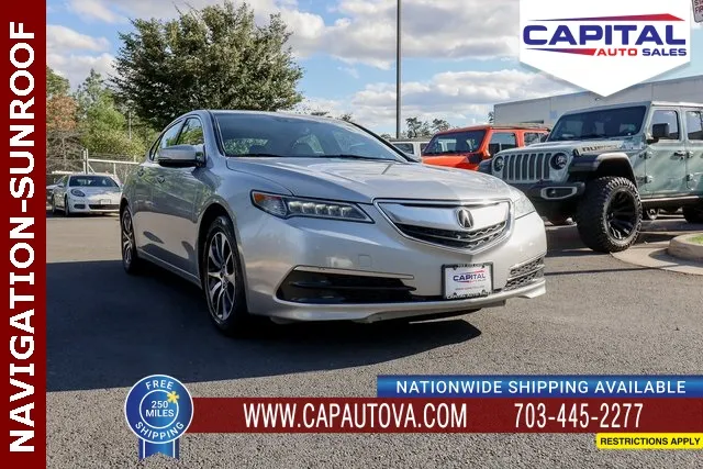 Silver 2017 Acura TLX 2.4L for sale in Chantilly, VA
