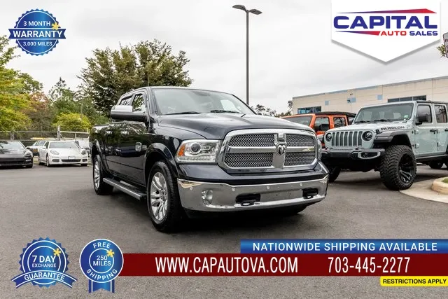 Blue 2017 Ram 1500 Laramie Longhorn for sale in Chantilly, VA