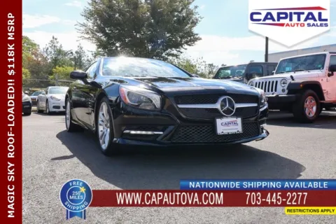 Black 2013 Mercedes-Benz SL-Class SL 550 for sale in Chantilly, VA