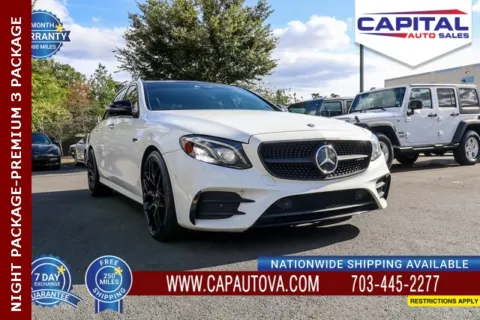 White 2018 Mercedes-Benz E-Class E 43 AMG for sale in Chantilly, VA