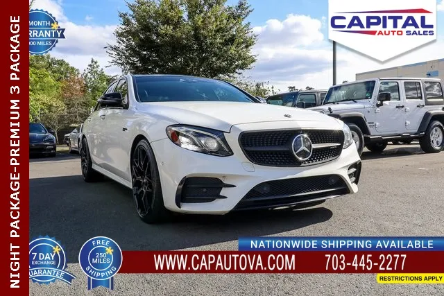 White 2018 Mercedes-Benz E-Class E 43 AMG for sale in Chantilly, VA