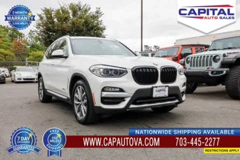 White 2018 BMW X3 xDrive30i for sale in Chantilly, VA