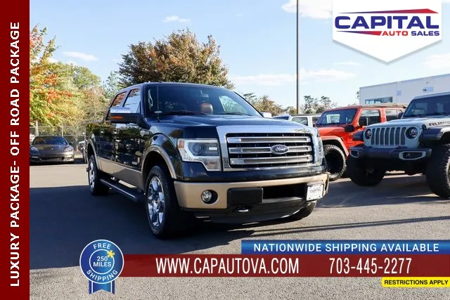 Black 2013 Ford F-150 King Ranch for sale in Chantilly, VA