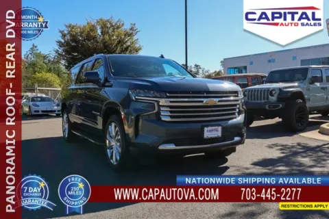 Gray 2021 Chevrolet Suburban High Country for sale in Chantilly, VA