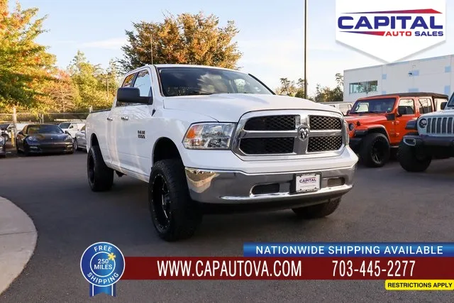 White 2018 Ram 1500 SLT for sale in Chantilly, VA