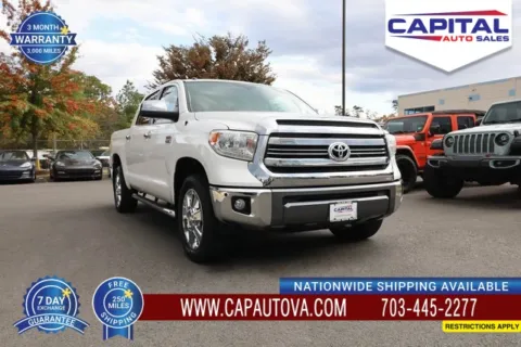 White 2017 Toyota Tundra 1794 for sale in Chantilly, VA