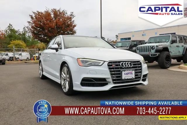 White 2016 Audi S3 2.0T Premium Plus for sale in Chantilly, VA