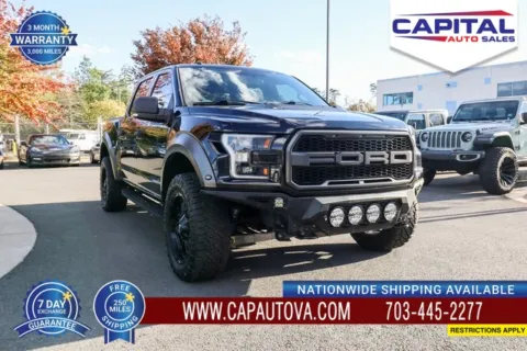Black 2018 Ford F-150 Raptor for sale in Chantilly, VA
