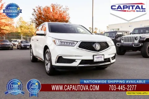 White 2020 Acura MDX 3.5L for sale in Chantilly, VA