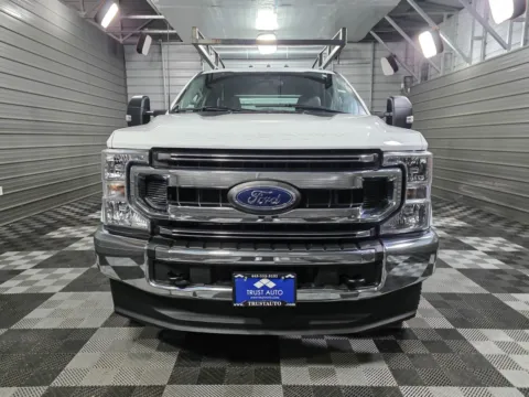 Another view of 2022 Ford Super Duty F-350 DRW XL 4WD Super Cab 9FT Bed Dually Utility/Service Body Pickup Truck for sale in Sykesville, MD at Trust Auto