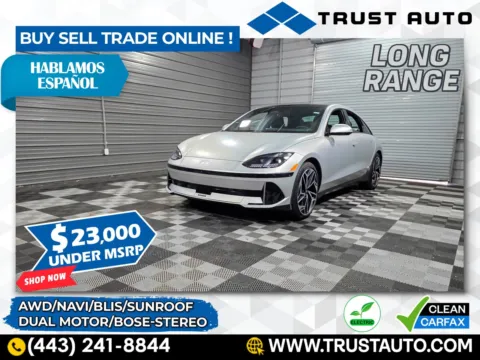 Gold 2024 Hyundai IONIQ 6 Limited AWD Electric Sedan for sale in Sykesville, MD