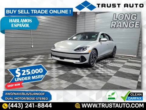 Gold 2024 Hyundai IONIQ 6 Limited AWD Electric Sedan for sale in Sykesville, MD