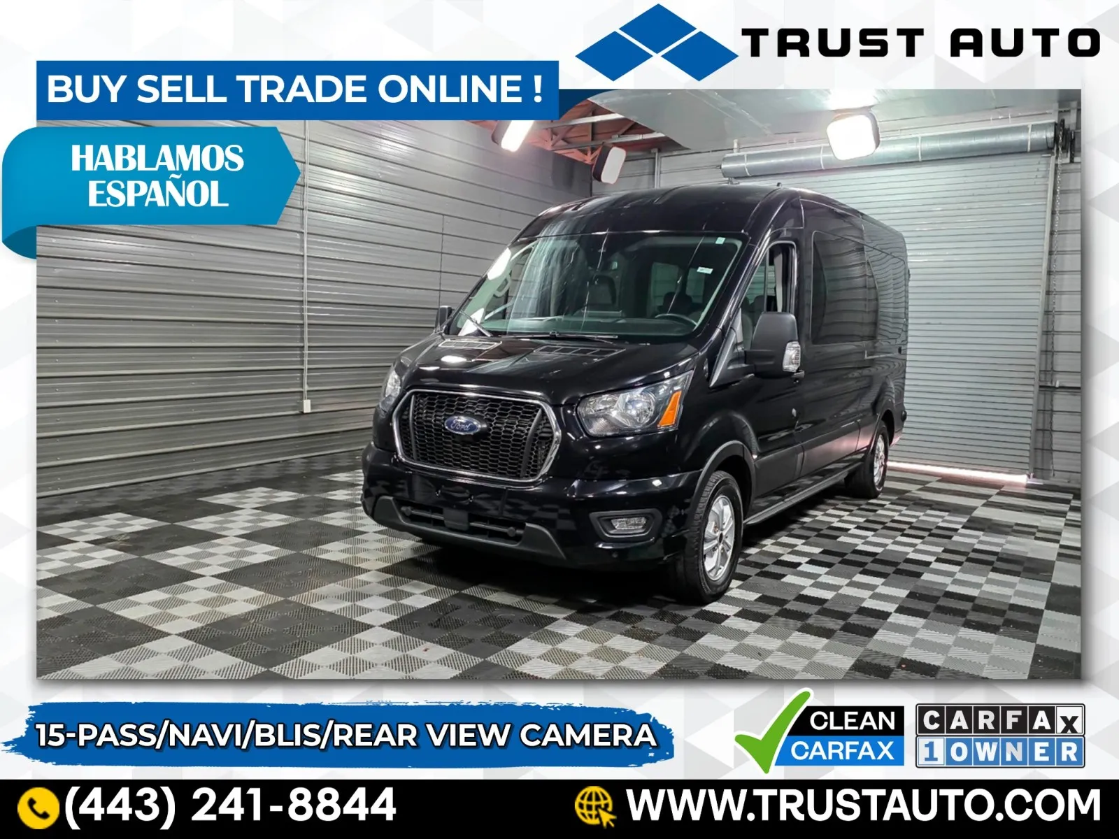2024 Ford Transit T-350 15-Passenger XLT 148WB Medium Roof Minivan/Van
