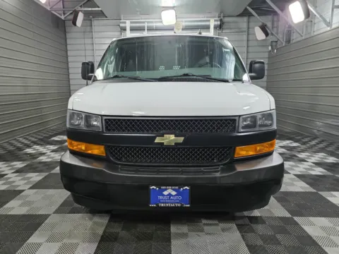 Another view of 2020 Chevrolet Express 2500 Cargo 135'' WB Minivan/Van w/Roof Rack/Shelving Storage System for sale in Sykesville, MD at Trust Auto