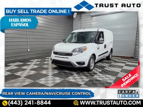 White 2022 Ram ProMaster City Cargo Tradesman Minivan/Van for sale in Sykesville, MD