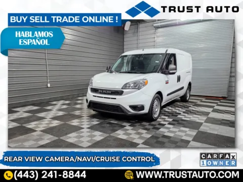White 2022 Ram ProMaster City Cargo Tradesman Minivan/Van for sale in Sykesville, MD
