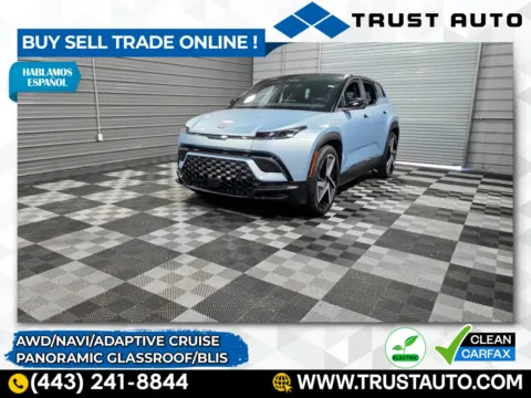 Blue 2023 Fisker Ocean One AWD Electric SUV for sale in Sykesville, MD