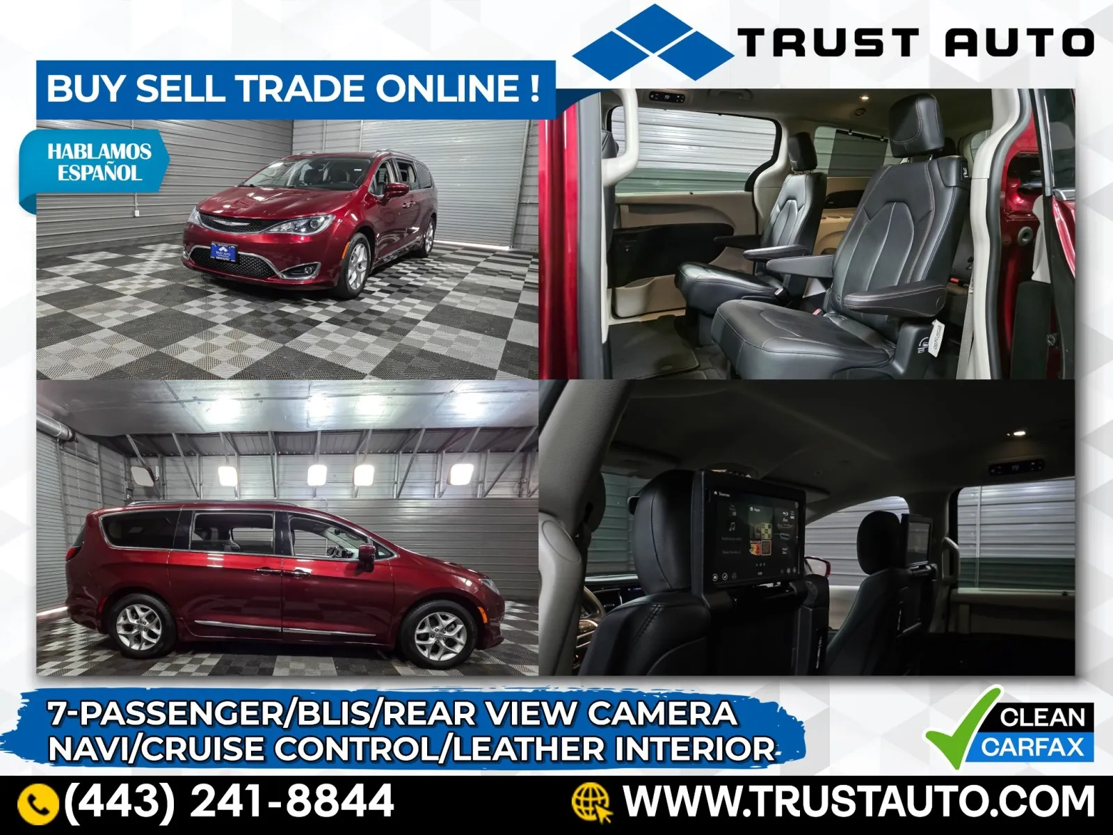 2019 Chrysler Pacifica Touring L Plus 7-Passenger Minivan/Van