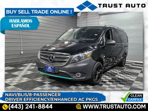 Black 2019 Mercedes-Benz Metris 8-Passenger 126''WB Standard Roof Minivan/Van for sale in Sykesville, MD