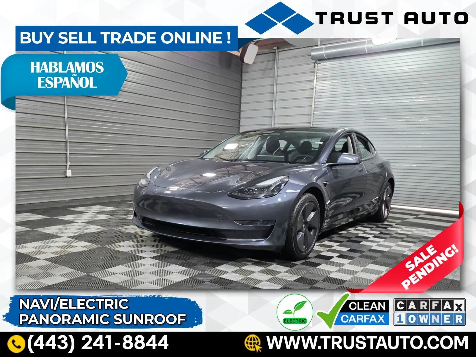 2023 Tesla Model 3 Electric Luxury Sedan for sale in Sykesville, MD
